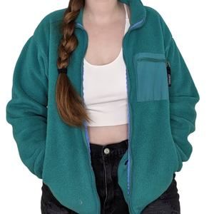 Patagonia Teal Teddy Jacket